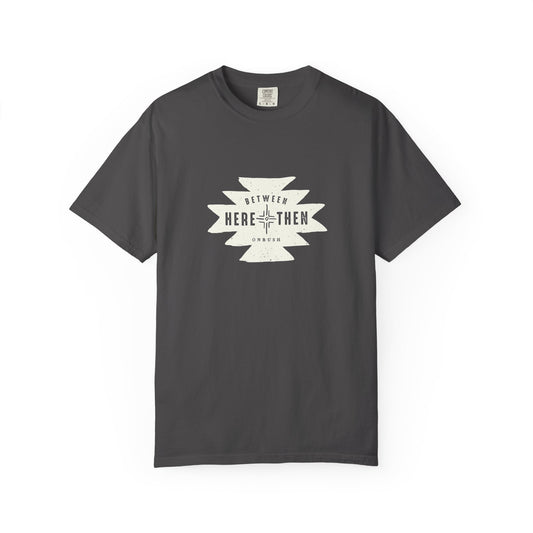 Gray Between Here and Then t-shirt by ONRUSH with relaxed fit