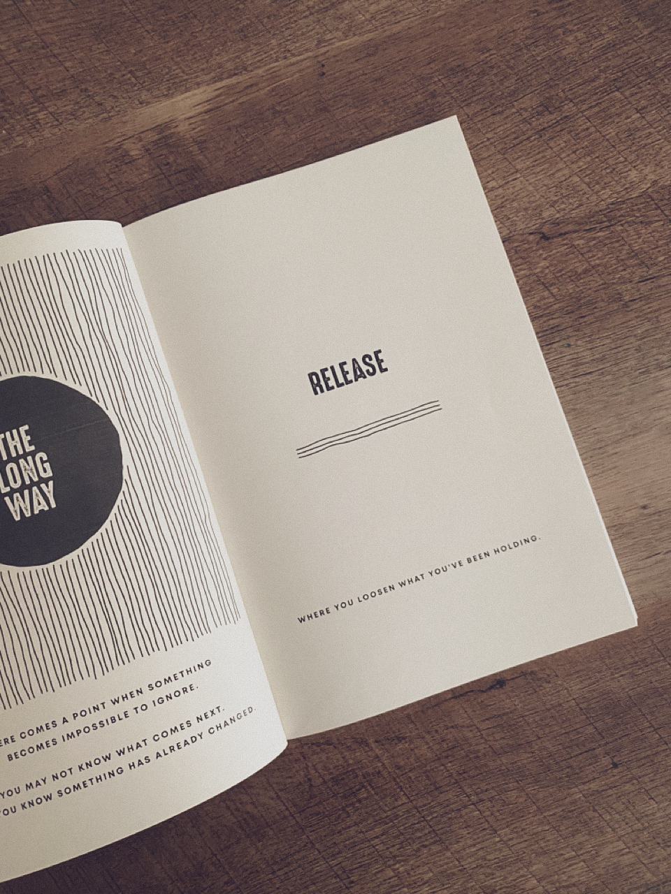 Between Here and Then Journal
